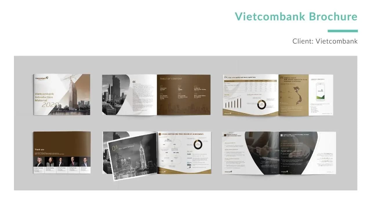 Vietcombank FDI Brochure Design image 1